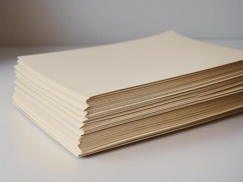 25% قطن معاد تدويره، ورق أعمال مقاس 8.5 × 11 بوصة، كتان عاجي طبيعي، 60 رطلاً. نص 100 الكمية in Kuwait