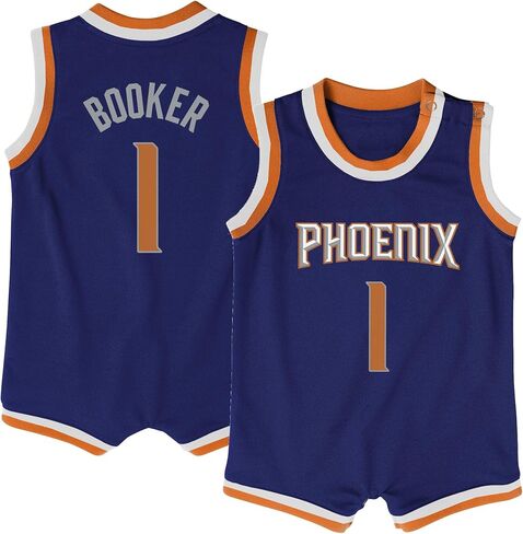 ديفين بوكر فينيكس صنز NBA للأطفال الرضع من عمر 12 إلى 24 شهرًا إصدار أيقونة أرجوانية رومبير نيسيي لاعب جيرسي in Kuwait