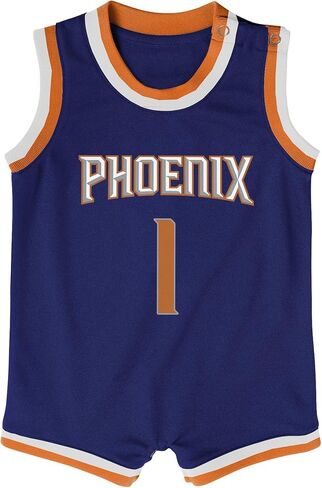 ديفين بوكر فينيكس صنز NBA للأطفال الرضع من عمر 12 إلى 24 شهرًا إصدار أيقونة أرجوانية رومبير نيسيي لاعب جيرسي in Kuwait