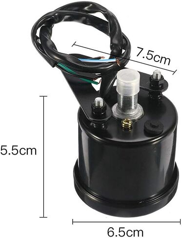 Digital Motorbike Speedometer Tachometer Odometer,Universal 12V Backlight LCD Oil Level Meter Gauge Motorcycle Accessories Instruments Display Motorcycle Modification Refit Kit in Saudi Arabia