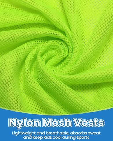 48 Pcs Pinnies for Sports Soccer Practice Pinnies Numbered Soccer Pennies Vests Sports Pennies Scrimmage Youth Pinnies Mesh Basketball Team Pinnies(for Kid, Classic Number Style) in Saudi Arabia