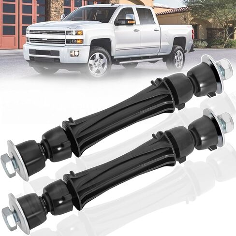 K700432 وصلات قضيب التثبيت الأمامي لـ 2007-2016 شيفروليه تشيفي سيلفرادو 1500 تاهو سوبربان أفالانش كاديلاك إسكاليد جي إم سي يوكون سييرا، قطعتان 25918049 رابط نهاية المثبت الأمامي in Kuwait