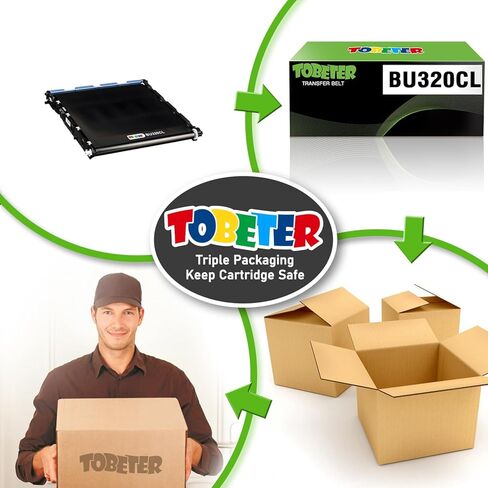 استبدال وحدة الحزام BU320CL المتوافقة مع ToBeter لوحدة الحزام Brother BU320CL BU-320CL لطابعة HL-L9300CDWT MFC-L8600CDW MFC-L8850CDW HL-L8250CDN HL-L8350CDW HL-L8350CDWT HL-L9200CDWT (1 أسود) in Kuwait