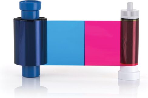 Bodno Magicard MA300YMCKO Color Ribbon - YMCKO - 300 Prints Premium CR80 30 Mil Graphic Quality PVC Cards - Qty 300 in Kuwait