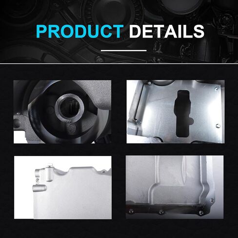 طقم وعاء زيت المحرك 302-3 LS ألومنيوم متوافق مع GM A/G/F-Body يناسب مصنع Ford Fox Body Factory K-member 4.8L 5.3L 6.0L 6.2L in Saudi Arabia