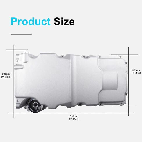 طقم وعاء زيت المحرك 302-3 LS ألومنيوم متوافق مع GM A/G/F-Body يناسب مصنع Ford Fox Body Factory K-member 4.8L 5.3L 6.0L 6.2L in Saudi Arabia