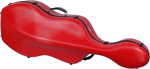 حقيبة كروس روك من ألياف الكربون المركبة تناسب 4/4 تشيلو، مع عجلات وحقيبة ظهر - أسود (CRF4020CEFBK-2) in Kuwait