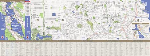 StreetSmart San Francisco Map by VanDam – Laminated pocket size City Street map to SF, CA with all attractions, sights, museums, hotels, beaches & BART, MUNI, CalTrain Transit Info, 2024 Edition in Saudi Arabia