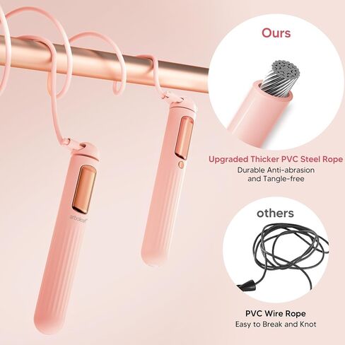 arboleaf Smart Jump Rope, Cordless & Rechargeable Jump Ropes for Fitness with Counter, App Data Analysis Jumping Rope, Adjustable Anti-Tangle PVC Jump Rope for Men, Women, Kids - Indoor/Outdoor in Kuwait