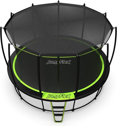 غطاء مظلة من JumpFlex SMARTSHADE ناعم للاستخدام الخارجي في الفناء الخلفي للترامبولين للحماية من الشمس، متوافق مع نموذج البطل فقط، الترامبولين غير متضمن in Kuwait
