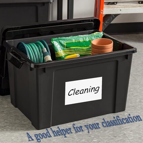 ملصقات كبيرة الحجم قابلة للإزالة لصناديق التخزين، 100 قطعة من الملصقات ذاتية اللصق، لا تترك بقايا ومقاومة للماء/الزيت/التمزق لمشاريع التنظيم المنزلي، وصناديق التخزين، وصناديق التعبئة (6 × 4 بوصة) in Kuwait