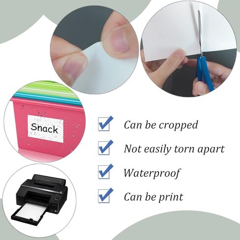 ملصقات كبيرة الحجم قابلة للإزالة لصناديق التخزين، 100 قطعة من الملصقات ذاتية اللصق، لا تترك بقايا ومقاومة للماء/الزيت/التمزق لمشاريع التنظيم المنزلي، وصناديق التخزين، وصناديق التعبئة (6 × 4 بوصة) in Kuwait