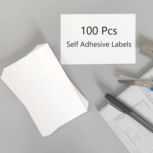 ملصقات كبيرة الحجم قابلة للإزالة لصناديق التخزين، 100 قطعة من الملصقات ذاتية اللصق، لا تترك بقايا ومقاومة للماء/الزيت/التمزق لمشاريع التنظيم المنزلي، وصناديق التخزين، وصناديق التعبئة (6 × 4 بوصة) in Kuwait