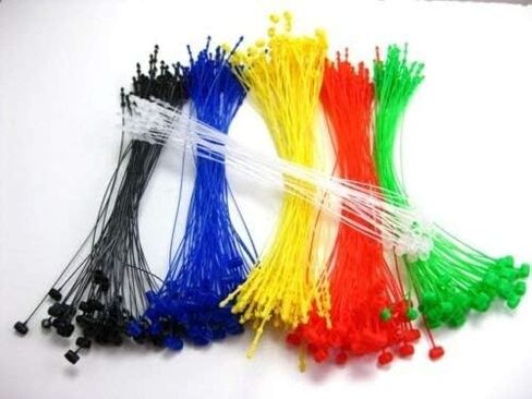 3000 Tags 6 Colors Combo 500 Each Plastic Snap Lock Loop Pin Security Ties Fastener Manual No Tag Gun Required in Saudi Arabia