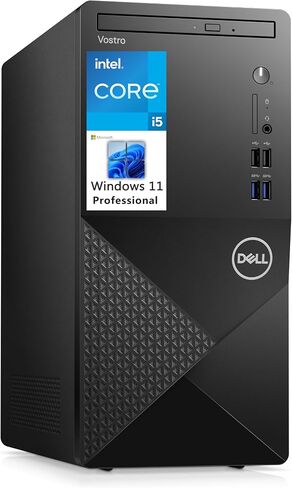 Dell 2023 Vostro 3910 Full Size Tower Business Desktop Computer, 12th Gen Intel Hexa-Core i5-12400 (Beat i7-11700), 32GB DDR4 RAM, 1TB PCIe SSD, DVDRW, DVDRW, WiFi, Bluetooth 5.0, Windows 11 Pro in Saudi Arabia