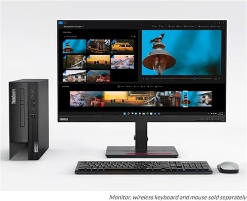 Lenovo ThinkCentre neo 50s Tower Business Desktop, Intel Core i5-12400, 32GB RAM, 1TB PCIe SSD, DVD-RW, HDMI, DisplayPort, Wired Keyboard & Mouse, Wi-Fi, Windows 11 Pro, Black in Saudi Arabia