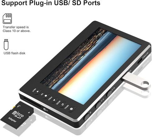 صندوق التقاط فيديو DIGITNOW HD 1080P 60FPS USB 2.0 محول فيديو إلى رقمي مع شاشة OLED مقاس 5 بوصات، التقاط مسجل فيديو AV&HDMI من VCR، وDVD، وأشرطة VHS، وHi8، وكاميرات الفيديو، وأنظمة الألعاب in Kuwait