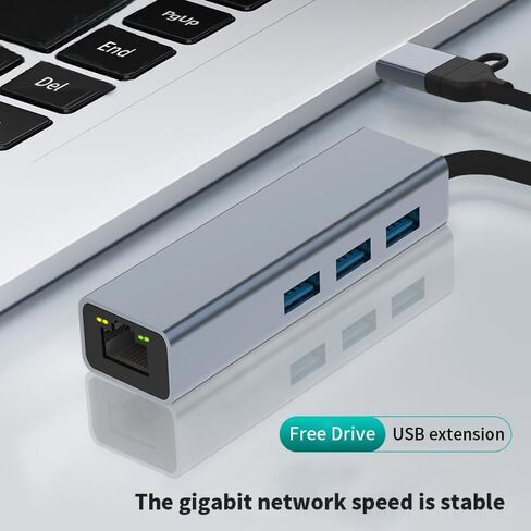 USB+Type C 2 في 1 إلى منفذ LAN (100 ميجا بت في الثانية) + HUB Hub USB C إلى HDMI Hub Ethernet 3*USB 3.0 قارئ بطاقات SD/TF، ​​متوافق مع أجهزة الكمبيوتر المحمولة USB C وأجهزة C الأخرى in Saudi Arabia