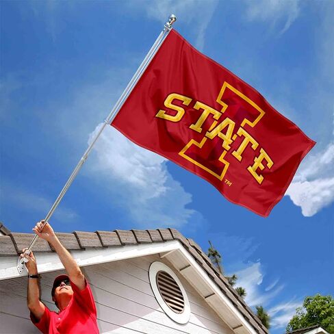 Iowa State Cyclones ISU University Large College Flag in Saudi Arabia