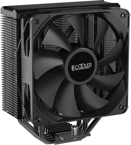 مبرد هواء وحدة المعالجة المركزية PCCOOLER Paladin EX400 Premium، مروحة PWM 130 مم، مبرد وحدة المعالجة المركزية 180W TDP، طبقة حماية مضادة للأكسدة مطلية بالنيكل لـ AMD AM4 AM5 وIntel LGA 1700/1200/115X (Paladin EX400) in Kuwait