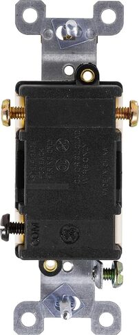 GE 3-Way Grounding Toggle Switch, 5 Pack, In Wall On/Off Fan & Light Switch Replacement, 15 Amp, Great for Home, Office & Kitchen, UL Listed, Light Almond, 44032 in Saudi Arabia