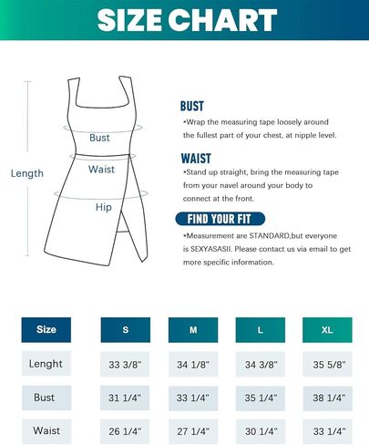 Dokuritu Womens Tennis Dress with Built in Shorts and Pockets Square Neck Sleeveless Side Slit Golf Workout Athletic Dresses in Kuwait