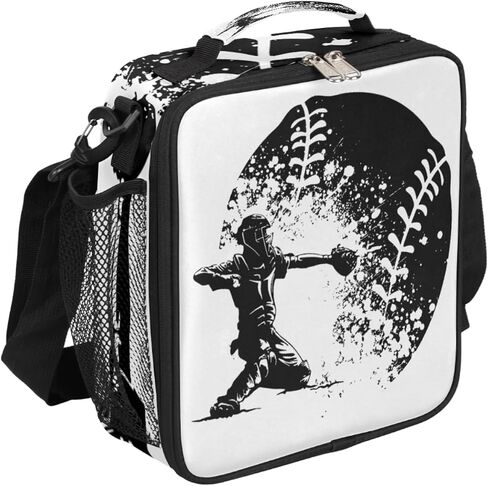 Football Soccer Player Green Lunch Boxes Bag for Kids Cooler Bag Reusable Lunch Box Containers Insulated Lunch Bag in Saudi Arabia
