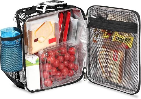 Football Soccer Player Green Lunch Boxes Bag for Kids Cooler Bag Reusable Lunch Box Containers Insulated Lunch Bag in Saudi Arabia