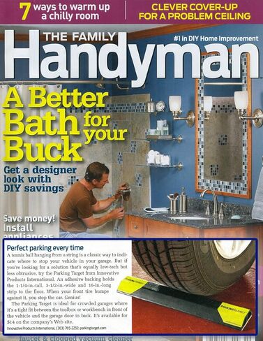 PARKINGTARGET HD-24 (عبوة واحدة): مساعد ركن سيارات الإطفاء/الشاحنات، عالي التحمل، سهل التركيب، التقشير واللصق - هناك حاجة إلى قطعة واحدة فقط لكل مركبة، مصممة للقيادة من خلال منازل الإطفاء والمرائب الترادفية - تصميم منخفض in Kuwait