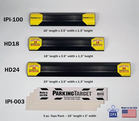 PARKINGTARGET HD-24 (عبوة واحدة): مساعد ركن سيارات الإطفاء/الشاحنات، عالي التحمل، سهل التركيب، التقشير واللصق - هناك حاجة إلى قطعة واحدة فقط لكل مركبة، مصممة للقيادة من خلال منازل الإطفاء والمرائب الترادفية - تصميم منخفض in Kuwait