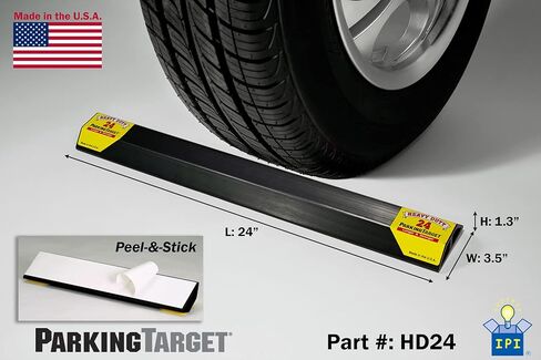 PARKINGTARGET HD-24 (عبوة واحدة): مساعد ركن سيارات الإطفاء/الشاحنات، عالي التحمل، سهل التركيب، التقشير واللصق - هناك حاجة إلى قطعة واحدة فقط لكل مركبة، مصممة للقيادة من خلال منازل الإطفاء والمرائب الترادفية - تصميم منخفض in Kuwait