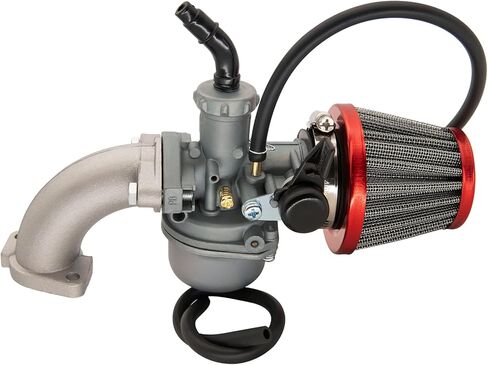 مكربن ​​22 مم كارب PZ22 متوافق مع 110cc 125cc SSR CRF50 Predators Go Karts Pit Dirt Bike Sunl Taotao Pit Bike ATV مكربن ​​ATV الصيني (مع فلتر هواء + مشعب أنبوب الإدخال) in Kuwait