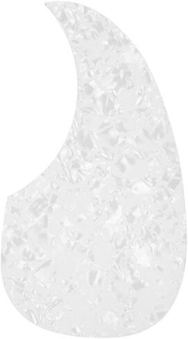 6Pcs Guitar Pickguard, Self Adhesive Teardrop Acoustic Guitar Pick Guard Musical Instrument Accessory Guitar Pickguard Guitar Pick Guards Acoustic Pickguard White Guitar Pick Guard in Saudi Arabia