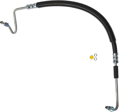 Edelmann 92082 Power Steering Pressure Hose: Replacement for - 2012-00 GM; Suburban, Yukon, 07-03 Hummer H2, 06-02 Avalanche, 00-99 GM; Silverado, Sierra; W/Hydroboost, Black in Saudi Arabia