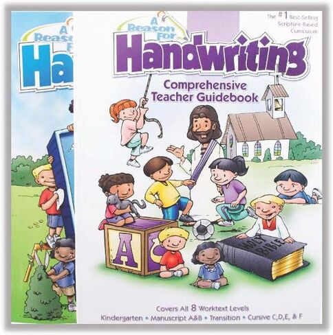 4th Grade Cursive Handwriting Workbook Level D by A Reason For - Learning Workbooks for Kids Age 8-10 - Practice Paper Books for Fourth Grader - Homeschool Resource to Learn Scripture in Kuwait