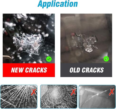 3 pcs Windshield Crack Repair Kit, Automotive Glass Nano Repair Fluid Solution, Car Scratch Remover, Window Screen Repair Kit in Kuwait