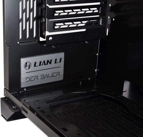 حافظة كمبيوتر ألعاب Lian Li O11 Dynamic XL ROG معتمدة (أسود) ATX Full Tower ومروحة UNI SL-Infinity 120 RGB حزمة ثلاثية سوداء مع وحدة تحكم - UF-SLIN120-3B in Kuwait