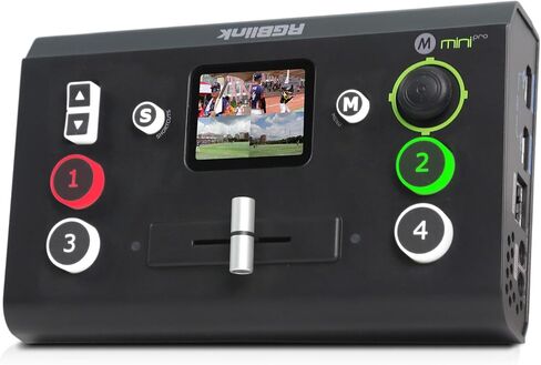RGBlink Mini V3 Video Switcher with Customizable Features via TAO Cloud – 4K HDMI Switcher, 2.1" Touch Screen, Multi-Cam Live Streaming, Dual HDMI Output, Recording & PTZ Control in Kuwait