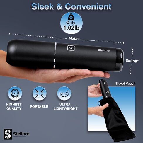 Mini Vacuum for Car - Portable Car Vacuum with High Power Suction Motor, Sleek and Convenient Car Vacuum Cleaner High Power Cordless, Wireless Car Vacuum Cleaner in Saudi Arabia