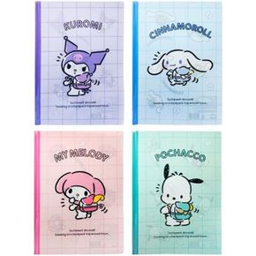 مجلد ملفات السكك الحديدية الرأسية المرخصة رسميًا Kitty & Friends - مجموعة من 4 تصاميم مختلفة - لتخزين المستندات A4 - 4 أحرف