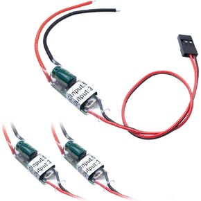 3PCS UBEC 5V 3A RC BEC Step Down Module for FPV Quadcopter, Airplane, FPV Camera, RC Servo - Reliable 5V 3A Output for Hobby RC