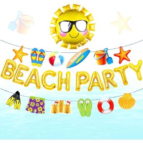 Jevenis Beach Party Decoration Beach Pool Party Party Super
