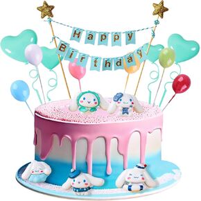 لطيف الكعكة الكعكة Topper ، تعليمية kawaii anime cake decoration