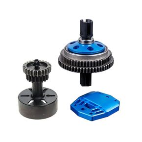 سبيكة 2 معدات نقل السرعة مع طقم جرس القابض لمدة 1/5 Losi 5ive T rovan LT Kingmotor X2 Truck RC Parts (Blue)