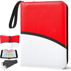 ZAIONE 4-Pocket Card Binder Portable: Waterproof Trading Cards Album for Outdoor Travel - 440 Pockets Kids Collection Card Holder Binders for 2025 Design Gifts