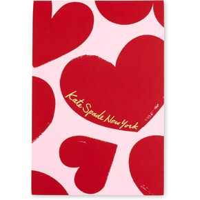 Kate Spade New York Notepad ، لوحة ورقية مع 100 ورقة فارغة ، 7 "× 4.75" لوحة كتابة صغيرة لملاحظات سطح المكتب ، قلوب حلوة