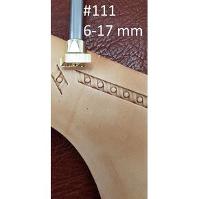 أدوات العمل Dands Ltd Leather Corving Stamp Craft Craft Brass #111