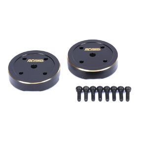 غطاء مربع بوابة RCAWD لـ UTB18 CAPRA 76G BRASS PORS PORTAL AXLE GEAR ترقيات الأجزاء # AXI312004 ، لـ AXIAL 1/18 # AXI01002