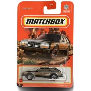 Matchbox 1980 AMC Eagle Diecast Car Model, 1:64 Scale, Black