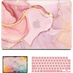 متوافق مع MacBook Air 13 Inch Case 2025 2024 2023 2022 M4 M3 M2 (Model A3240 A3113 A2681) قذيفة صلبة محمولة قوية لجهاز MacBook Air 13.6 "